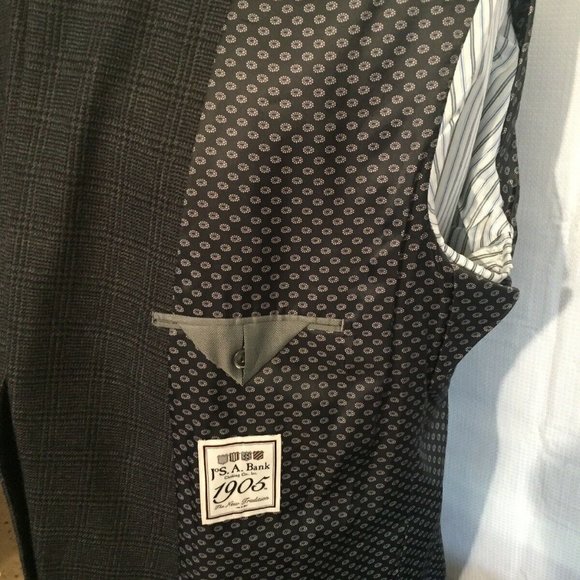 Jos A Bank 1905 48R B&T Vent Sport Coat 100% Wool - Picture 11 of 12